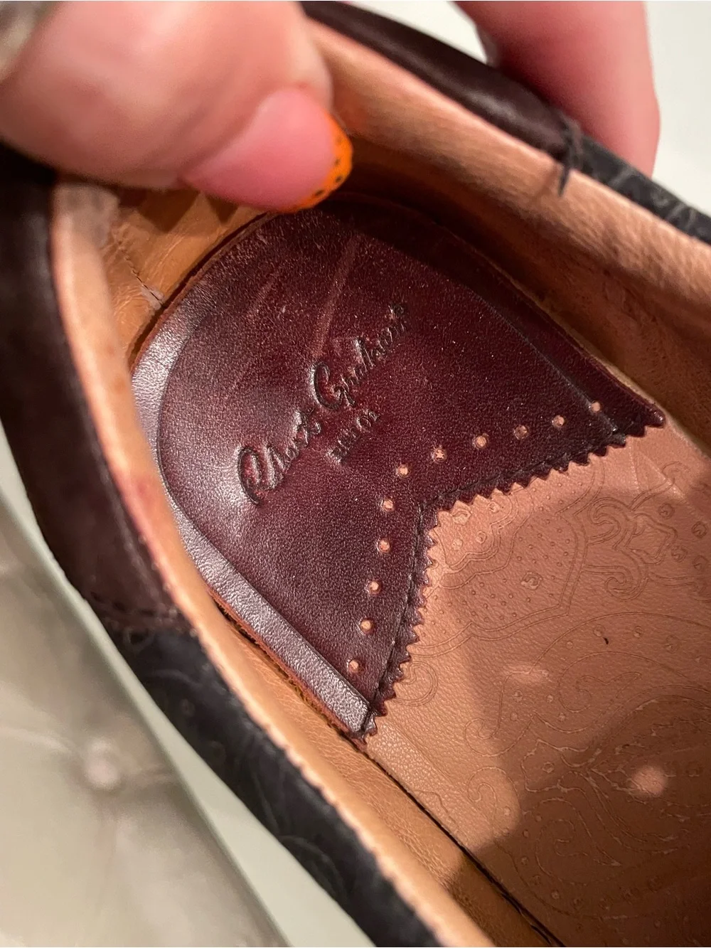 Robert Graham black suede